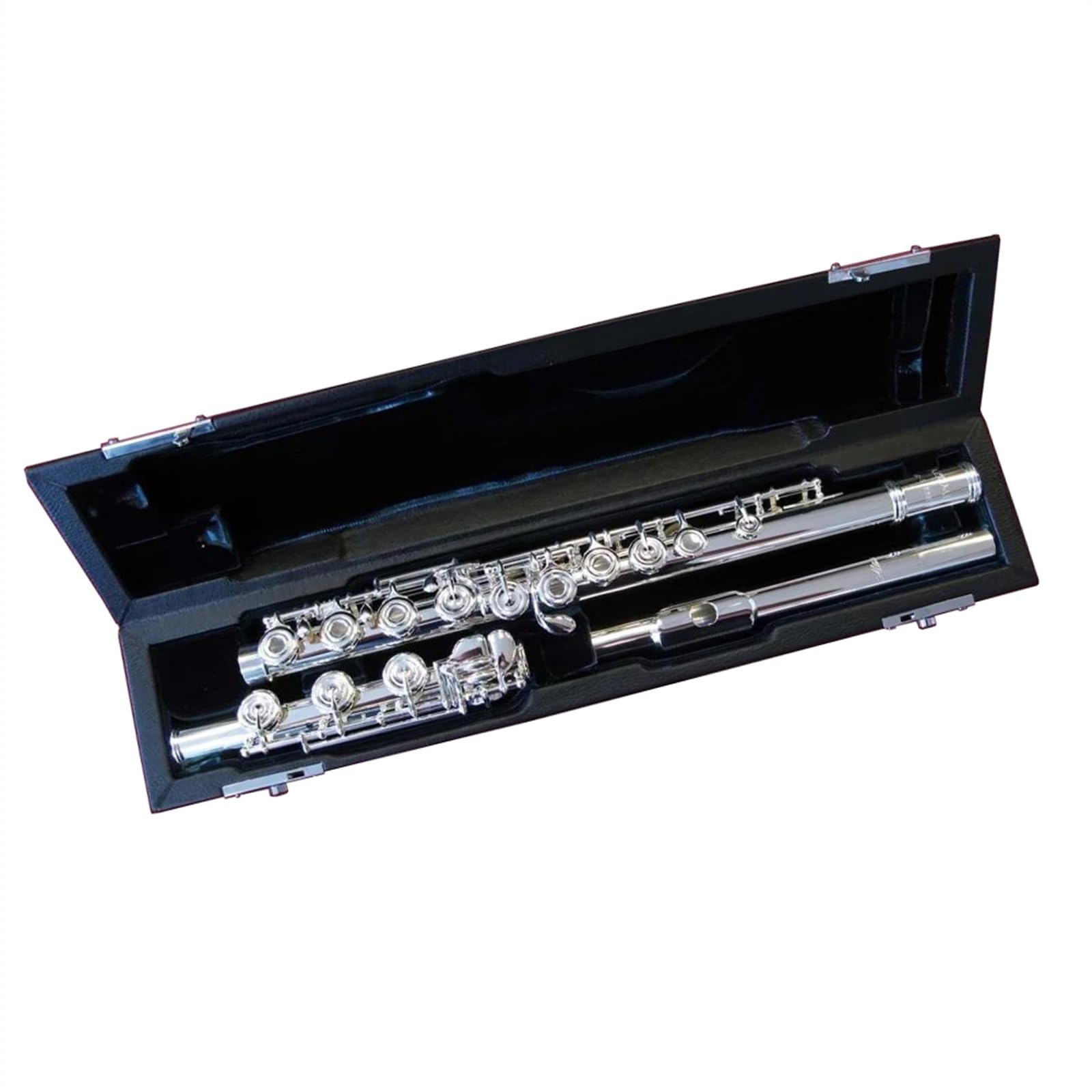 Professionale Flauto Traverso Flauto Traverso A 17 Fori Aperti Con Testa Placcata In Argento, Per Studente, Chiave C, Con Custodia