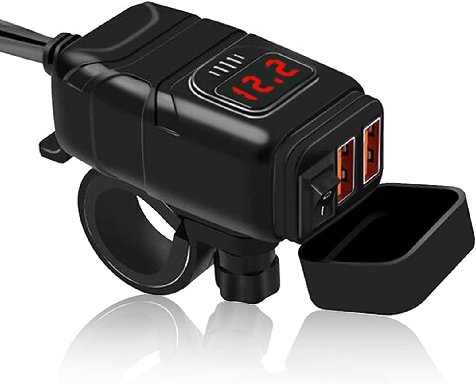 Caricabatterie USB Per Moto MOTOPOWER MP0609EA - Doppia Porta 3.1A Impermeabile IP68 Con Connettore SAE - Foto 10