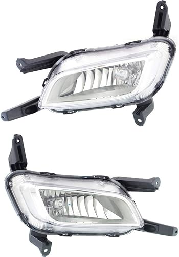 Para Kia Optima - Conjunto de luz antiniebla 2014 2015 par interior del lado del conductor y del pasajero certificado por CAPA  KI2592135  KI2593135