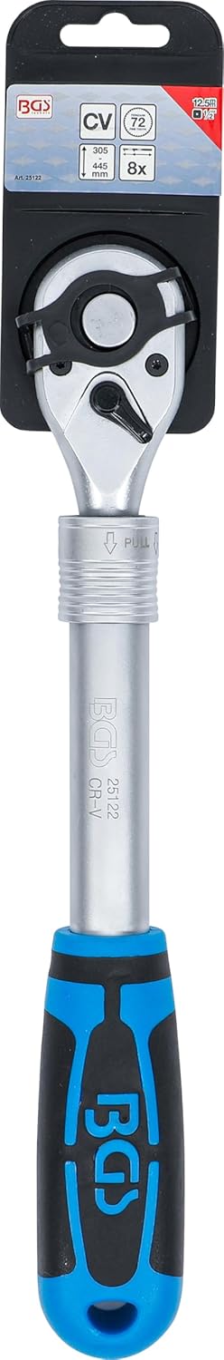 BGS 25122 | Reversible Ratchet, Extendable | 12.5 mm (1/2") | 305-445 mm