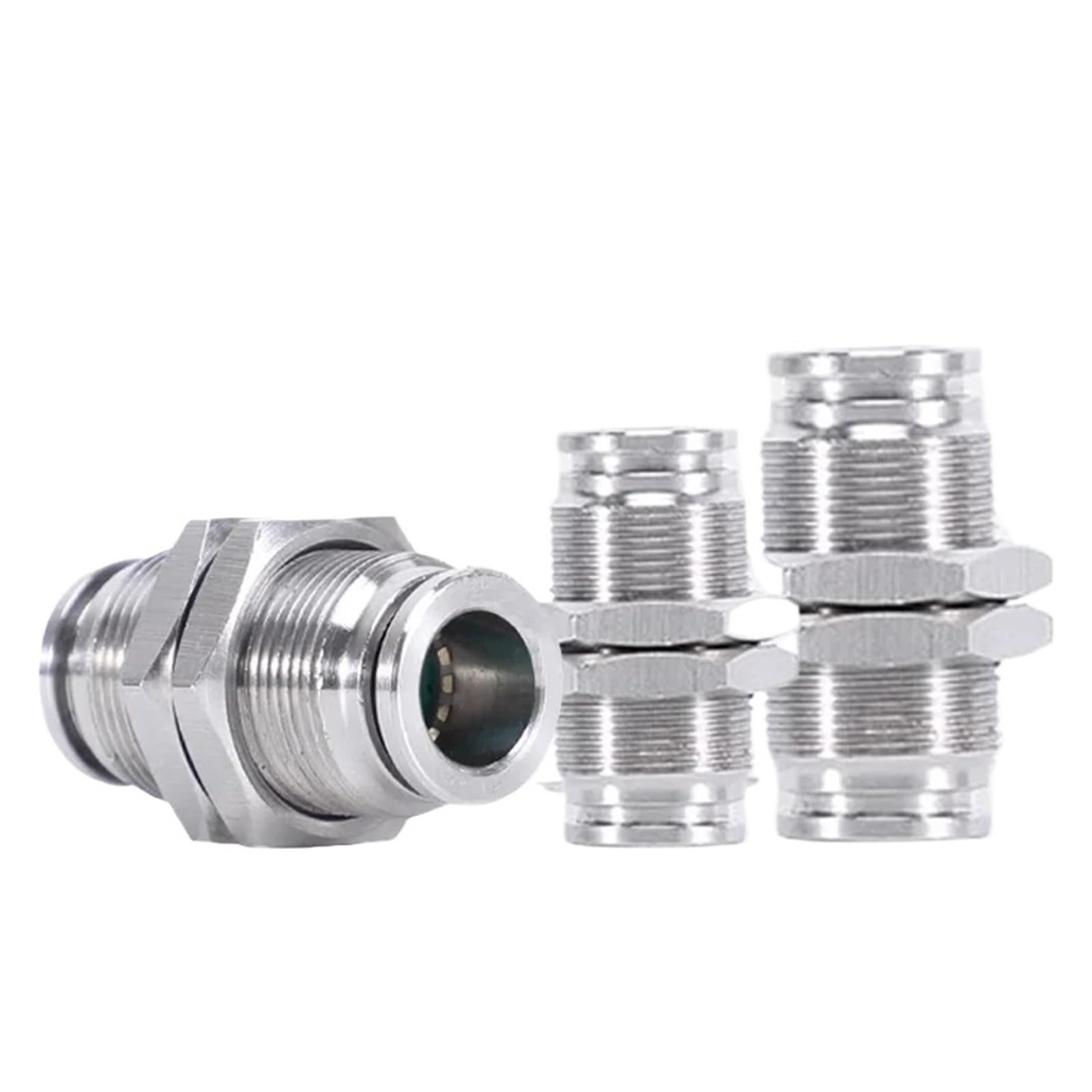 304 Acciaio Inox Pneumatico Tubo Accoppiamento PM 4/6/8/10/12mm Tubo Aria Connettore 1/8 1/4 3/8 1/2 Raccordi per tubi a sgancio rapido (PM-16)