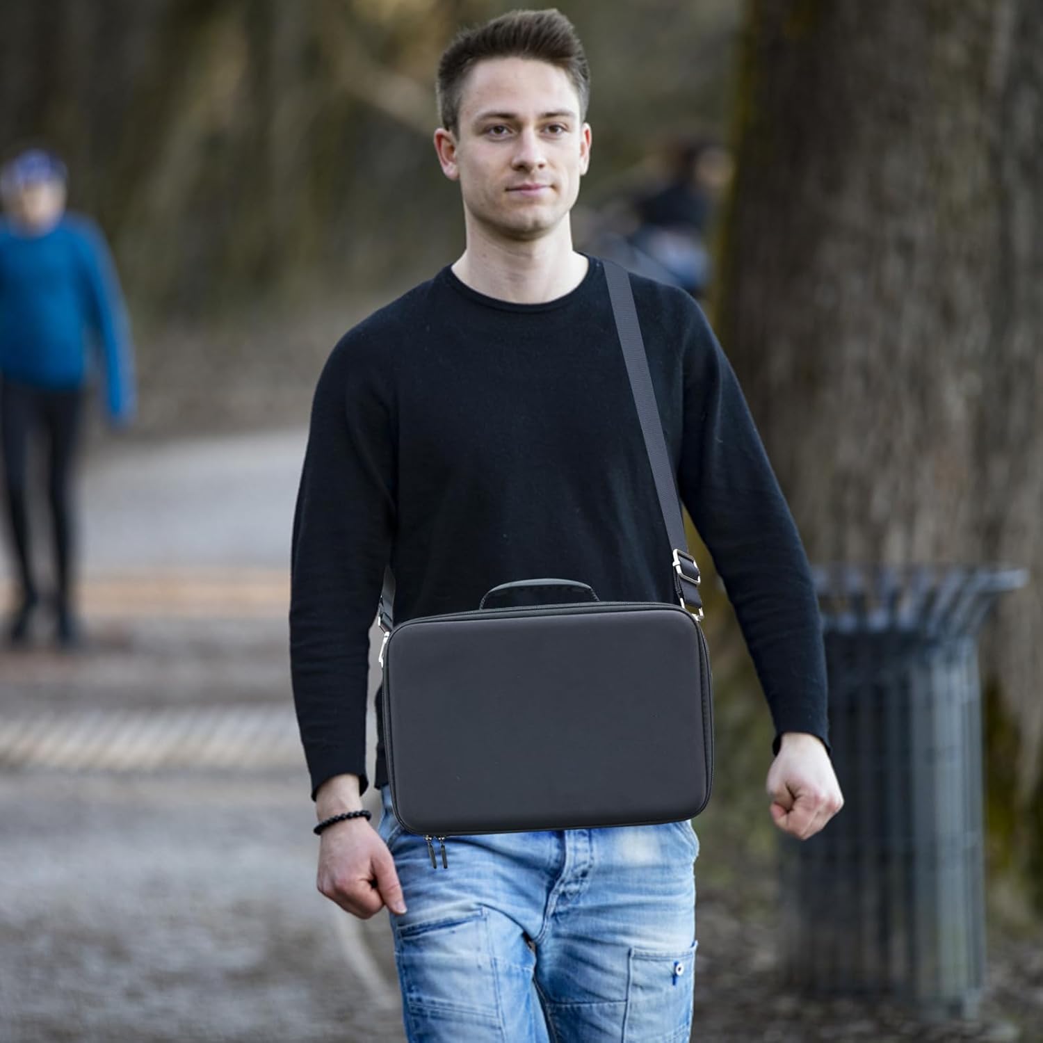 PAIYULE Carrying Case for Meta for Quest 3/ 3s, for Oculus Quest 2 Virtual Reality Headset/Touch Controllers/Elite Strap VR2 Accessories with Silicone Face Cover, Lens Protector-Black