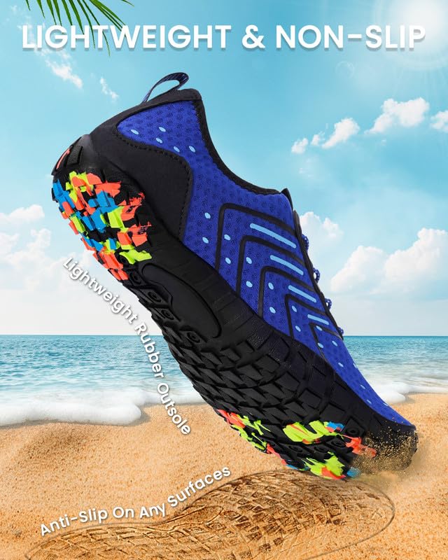 Image of Water Shoes for Women Men Quick-Dry Barefoot Shoes Breathable Aqua Socks for Swim Beach River Pool Lake Hiking Surfing Kayaking