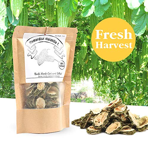 Eidolongreen [China Medicinal Herb] Bitter Melon (Kugua/苦瓜/여주) Dried Bulk Herbs 3 Oz (88G) #TOP2
