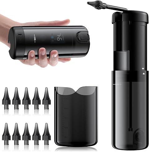 Ear Wax Remover Electric Ear Syringes Kit Sanfte und sichere Ohrenschmalz Entferner Lösung mit temperaturgerechter Ohrenspülung sorgt für effektive