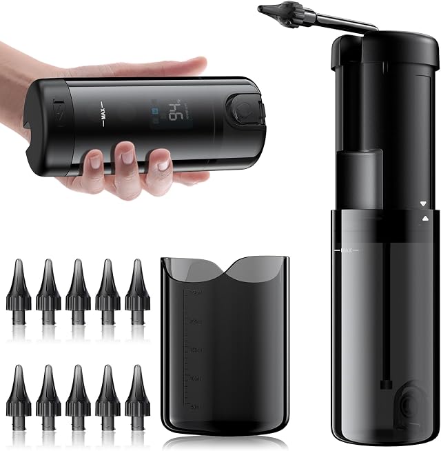 Ear Wax Remover Electric Ear Syringes Kit Sanfte und sichere Ohrenschmalz Entferner Lösung mit temperaturgerechter Ohrenspülung sorgt für effektive