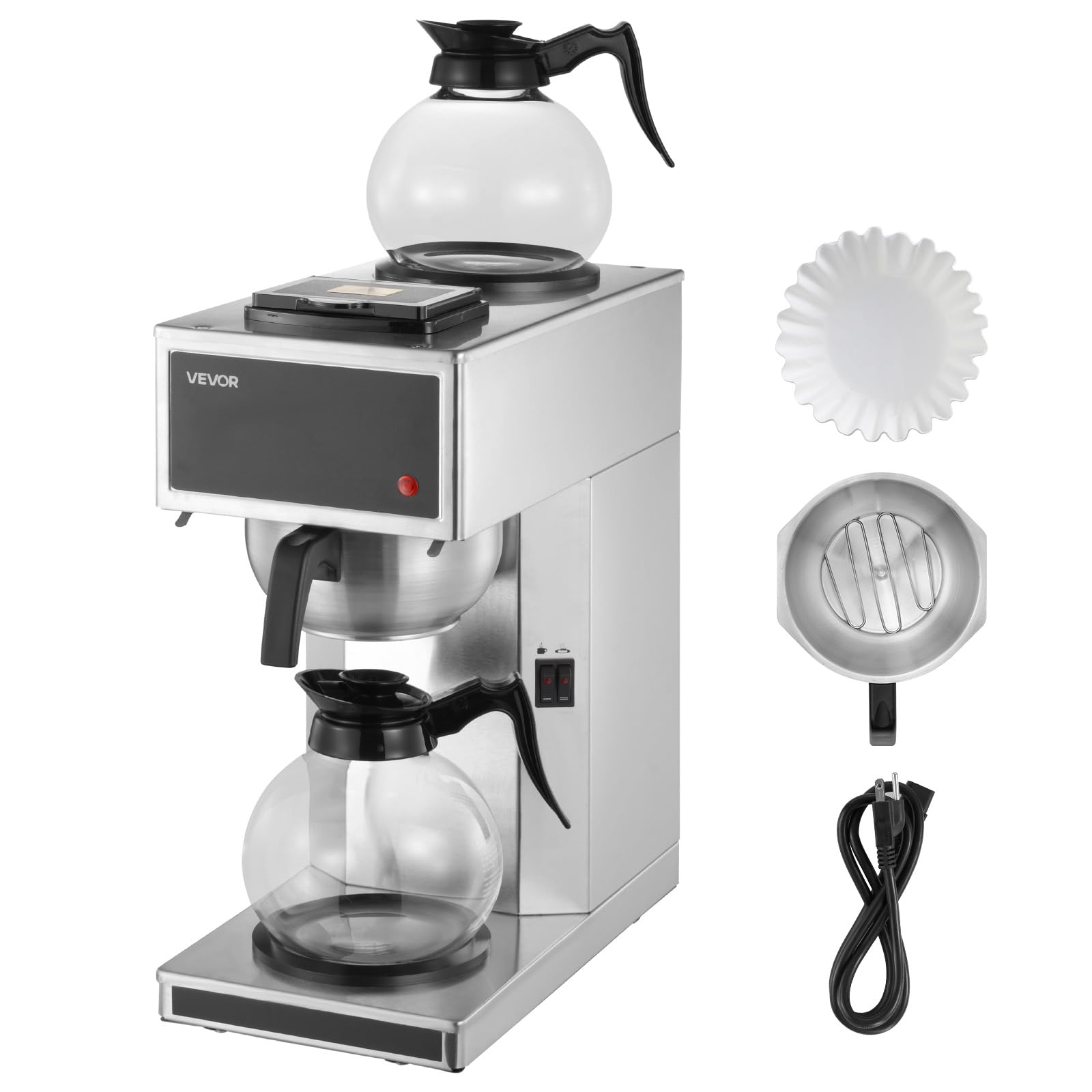VEVOR 12-Cup Commercial Drip Coffee Maker