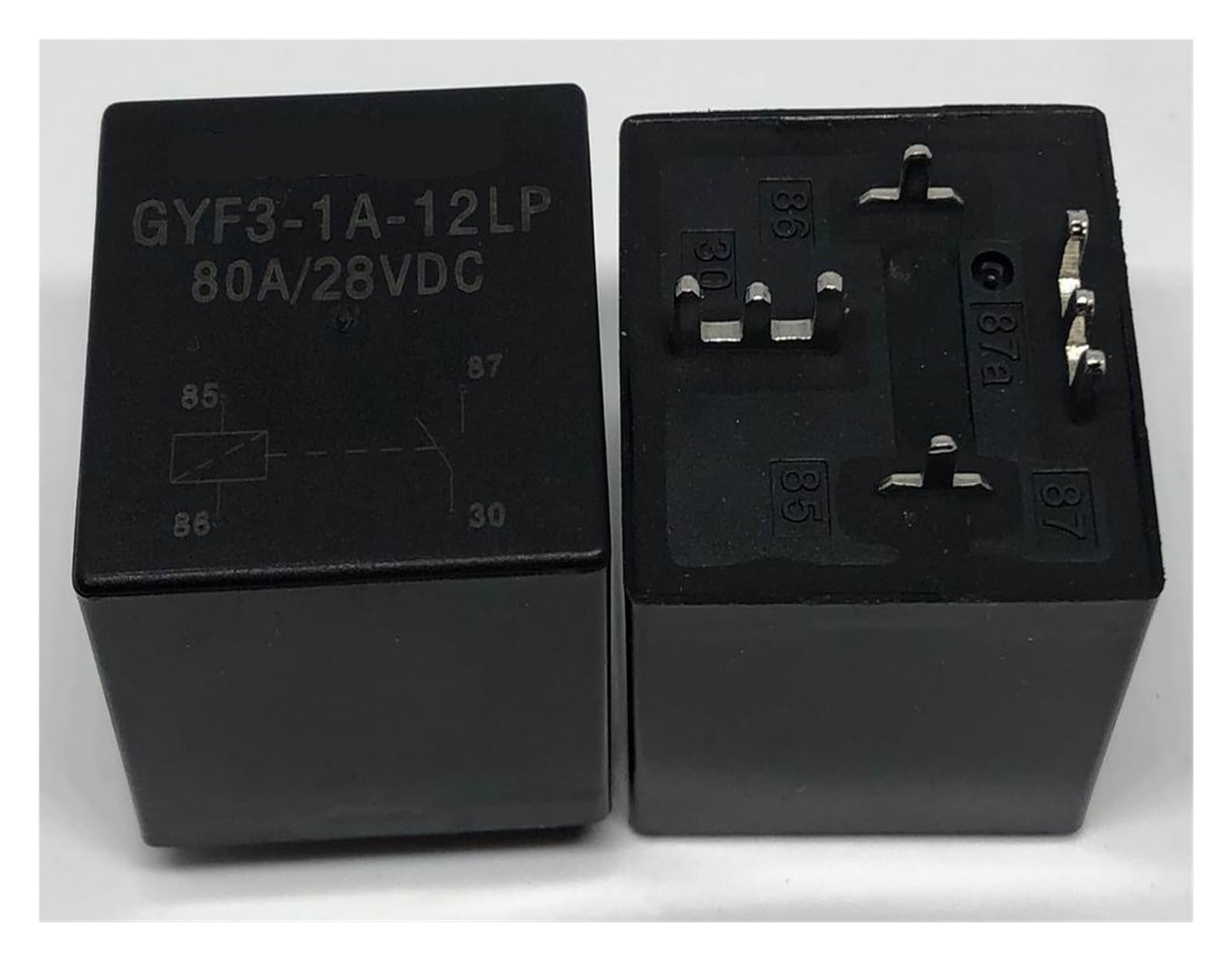 Yzwrwrmktb One Color 1Pc Gyf3-1A-12Lp (V7-1A-E-12V-80A) Relay 4Pins