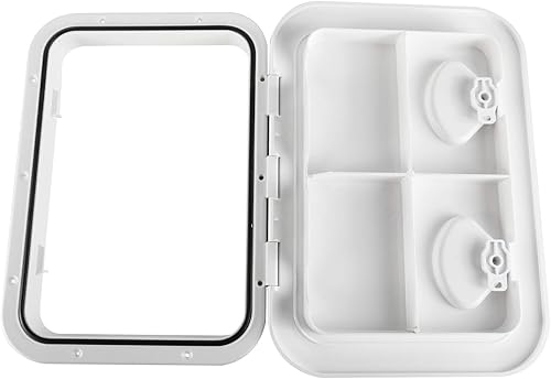 Miniatura 2 de Escotilla y tapa de acceso para cubierta de barco marino, 17-14 pulgadas de largo x 12-38 pulgadas de ancho (17.323 in x 12.402 in)