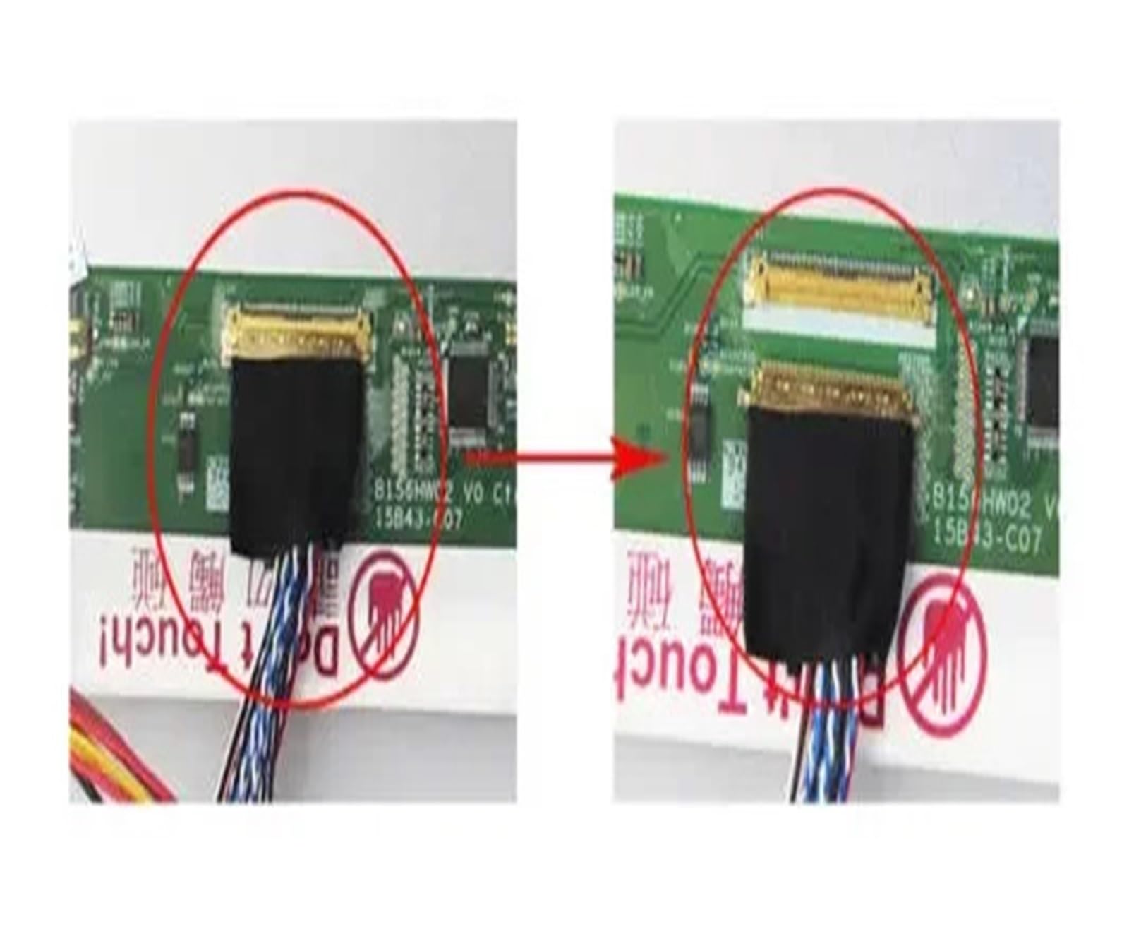 Scheda Driver Del Controller LP156WH2-TLEA Kit 1366X768 USB 15.6 "LCD LED Kit Driver EDP A 40 Pin | LVDS TV Pannello AV Schermo VGA Telecomando