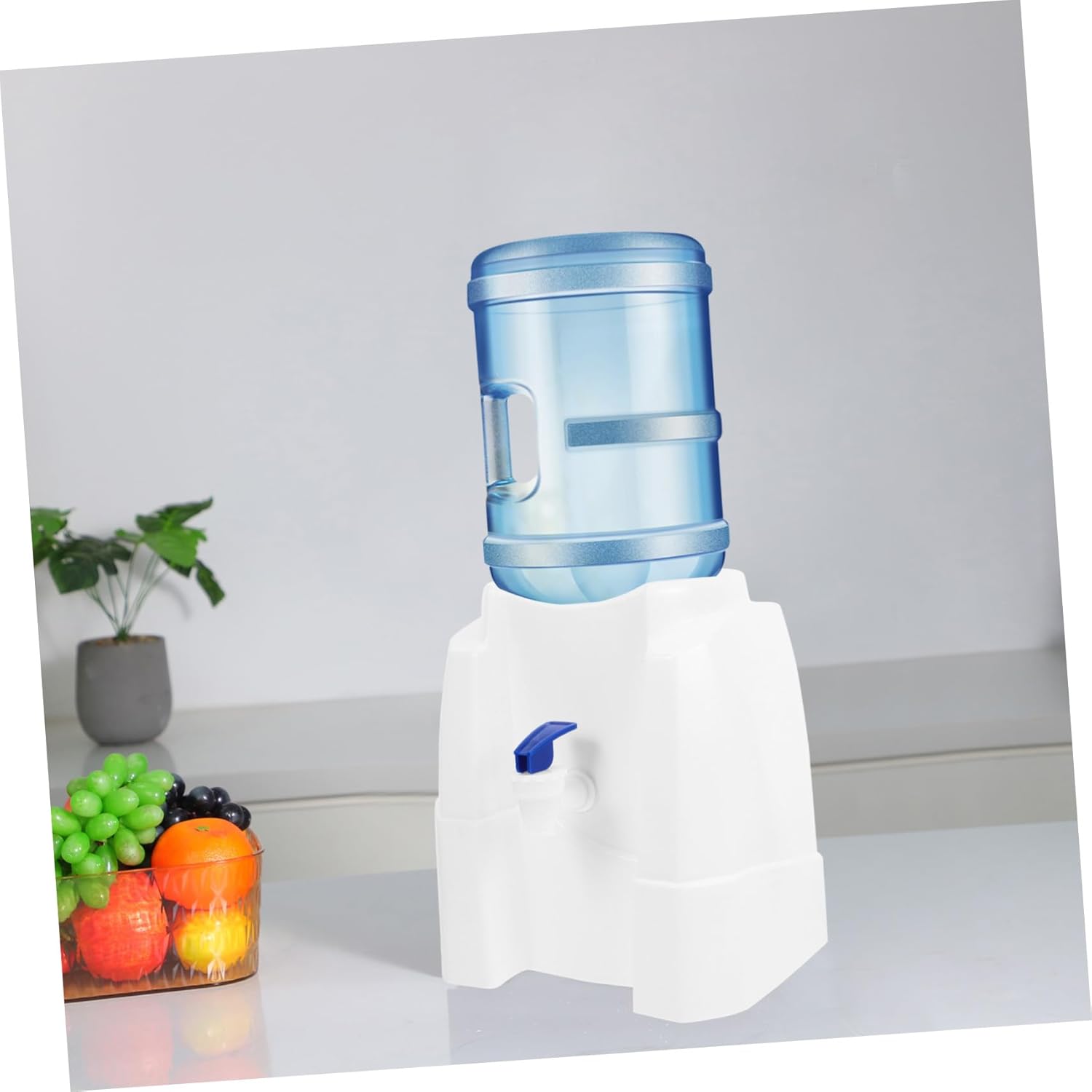 IMIKEYA Portable Mini Water Dispenser for Countertop Compact Cold Water Dispenser for Bottled Easy to Clean Design for Home and Office Use