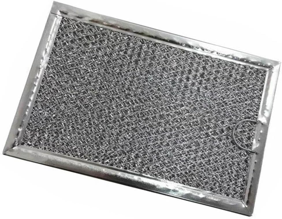 Replacement 4358853 Aluminum Grease Microwave Oven Filter for Whirlpool, 5" x 7-5/8" x 3/32", 4 Pack