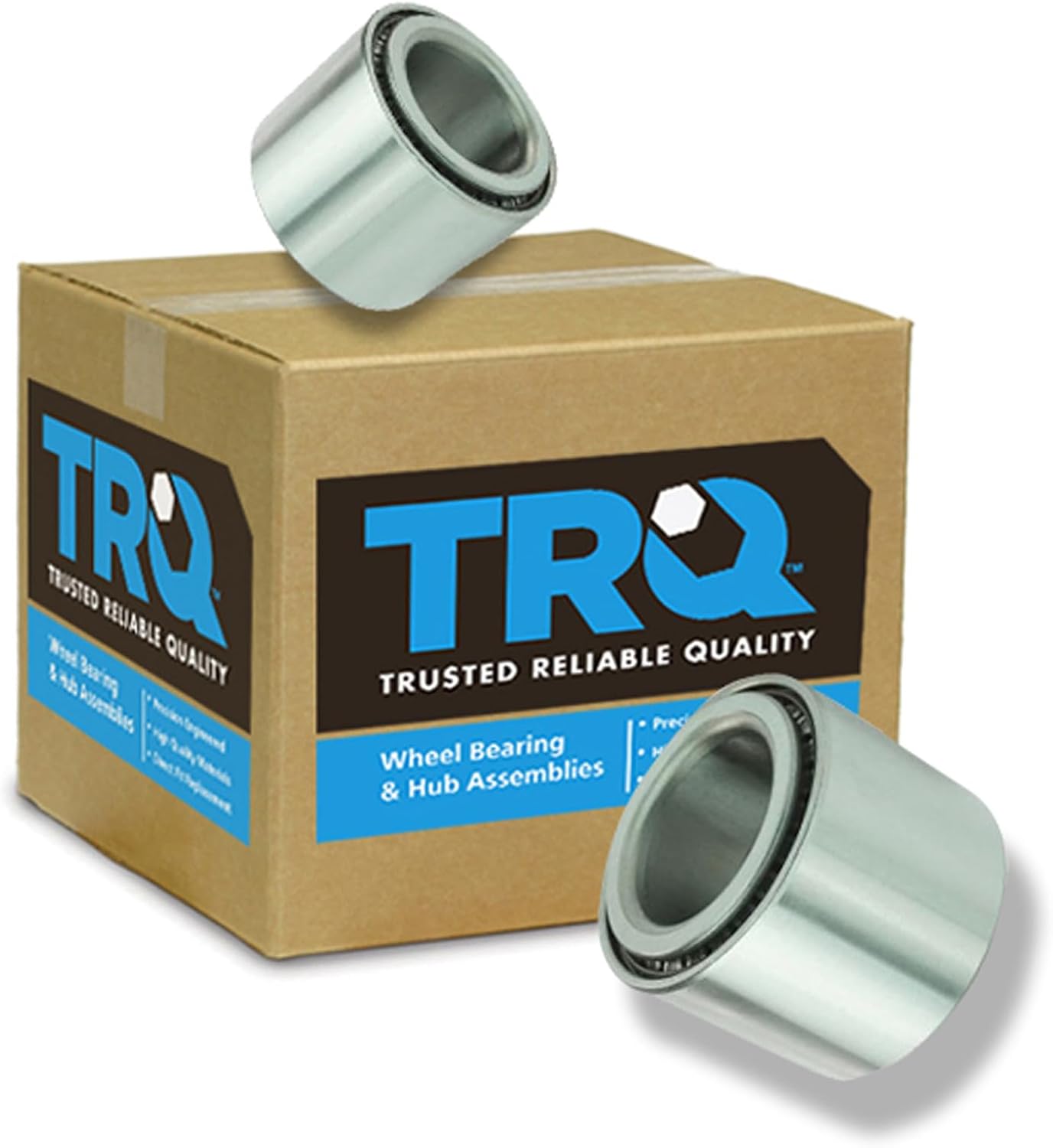 TRQ Rear Wheel Bearing Set Compatible with 2005-2006 Saab 9-2X 1998-2008 Subaru Forester 1993-2007 Impreza 1990-1999 Legacy