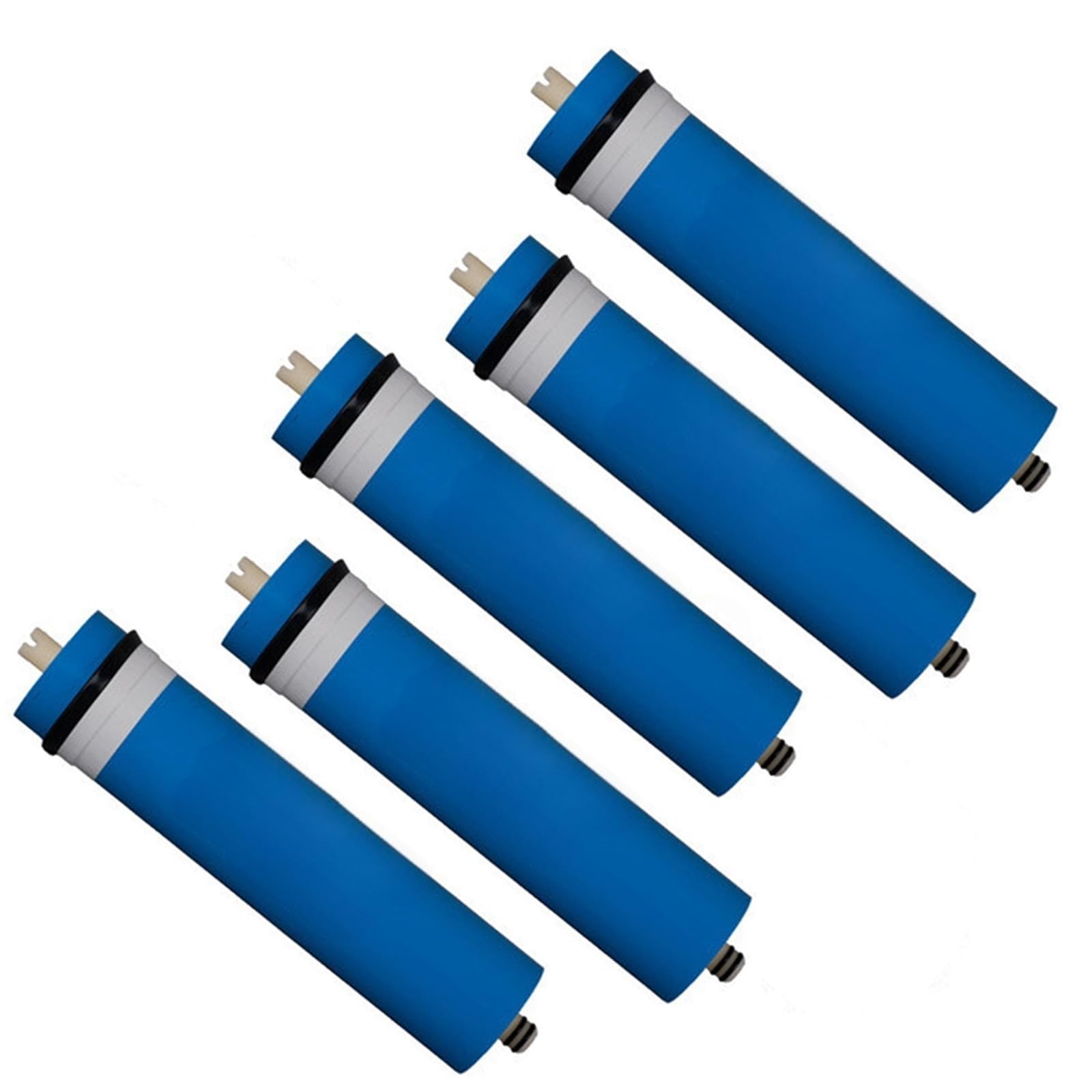 5 membranas de ósmosis inversa 3012-600GPD repuesto 600 3" x 13" compatibles en el sabor del agua. Fácil instalación