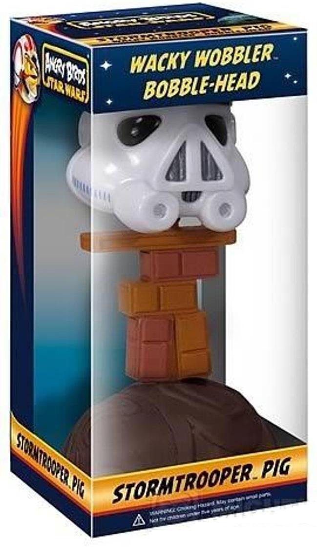 Angry Birds: Star Wars Wacky Wobbler Stormtrooper Piggy Bobble Head