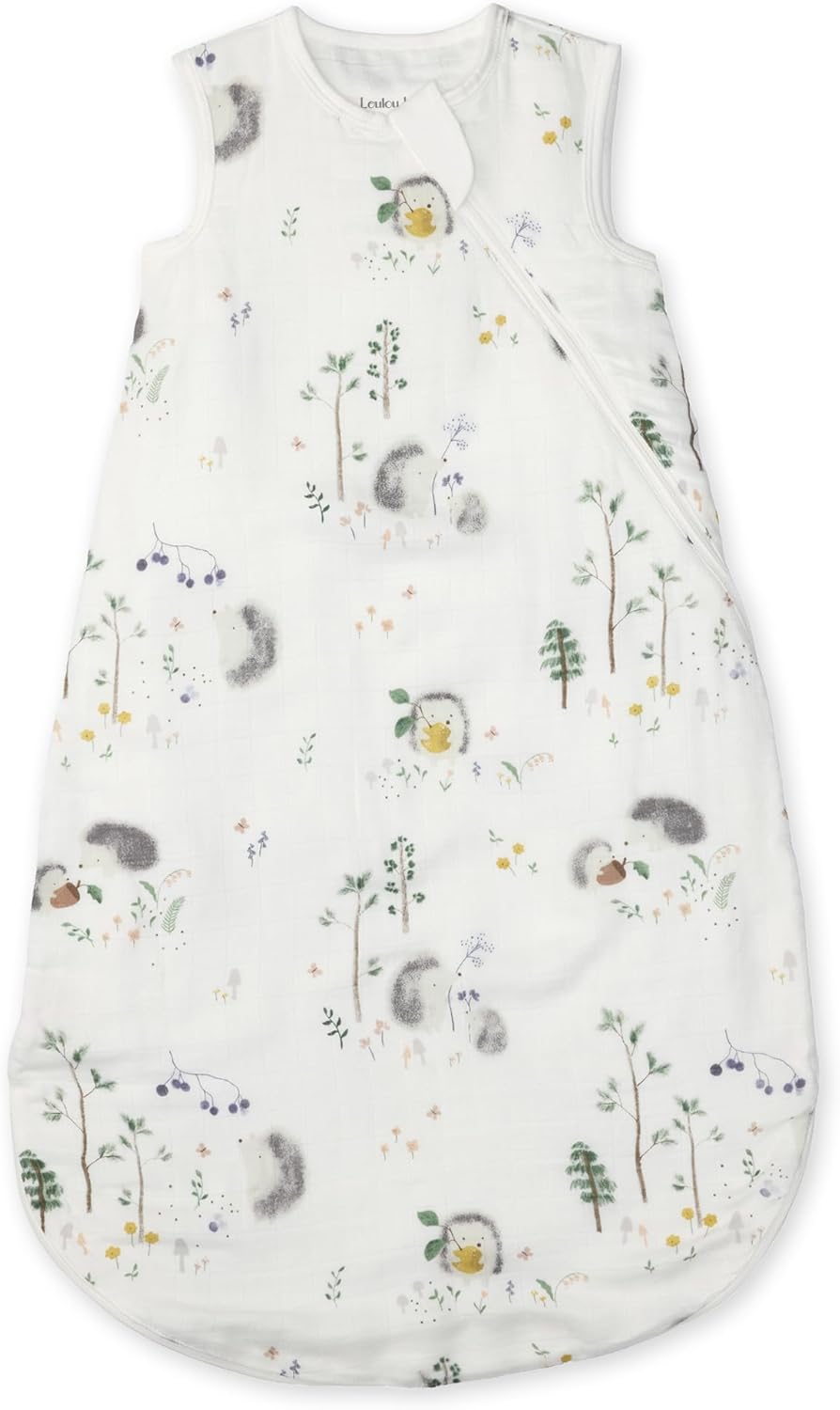 Loulou Lollipop Lightweight Muslin Wearable Baby Blanket Sleeping Bag, Unisex Infant Toddler, 0.5 TOG, 2-Way Zipper Sleepsack