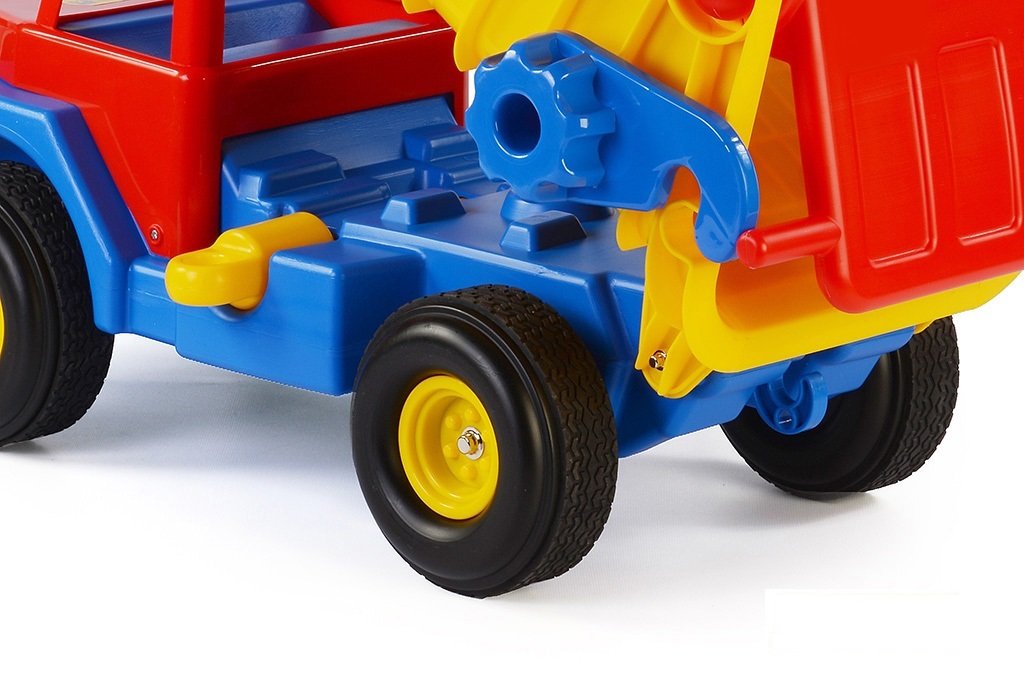 WADER Truck No. 1 Lastwagen LKW Kipper mit Gummireifen
