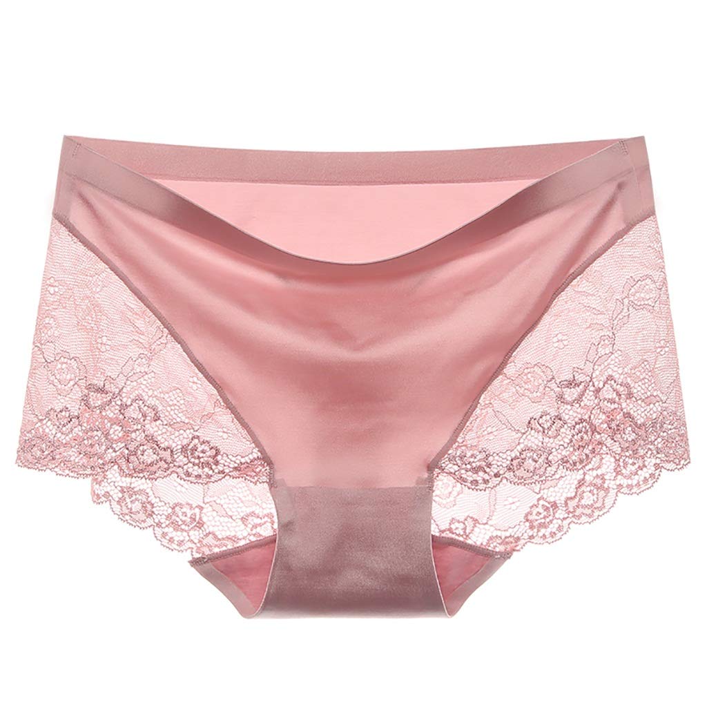 FRINZA Mutande Bikini Slip Pura Sexy Floreale Mutande Biancheria Intima Femminile Cotone Elasticizzato Thong Panty Pizzo Mutandoni, Confezione da 3(Lxm11286,XL)