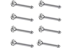 40Pcs Nose Studs: Embellish Your Style with Enduring Elegance