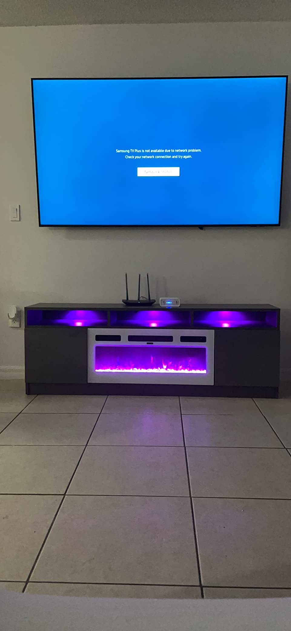 50/mo Finance Meble Furniture Reno WH05 Electric Fireplace Modern 63