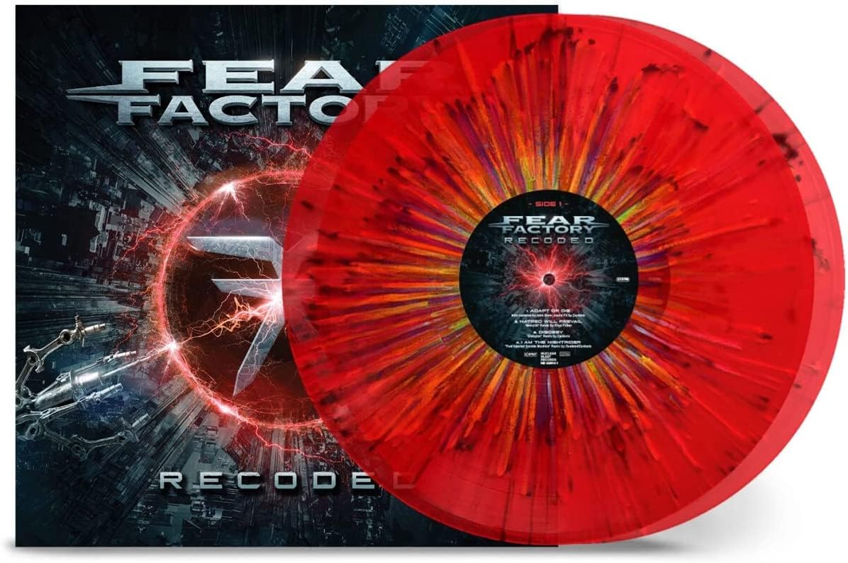 Fear Factory : Recoded - Extra tracks (Red Rainbow Vinyl) New Bent Corner
