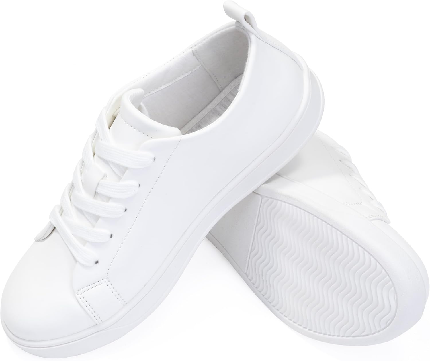 Women's Lace Up Trendy Sneaker Classic Fashion Low Top Walking Shoes - Picture 104 of 109