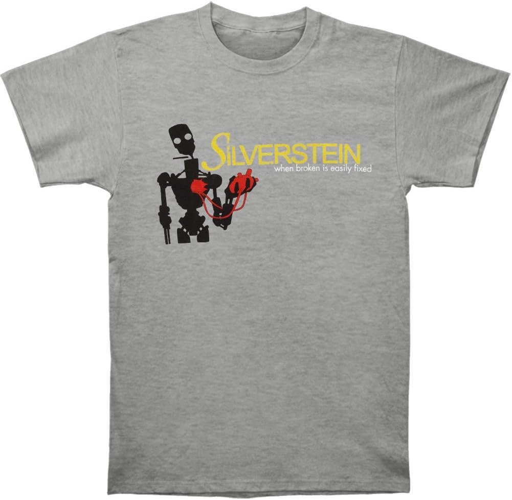 Silverstein Men's Robot T-shirt XX-Large Heather