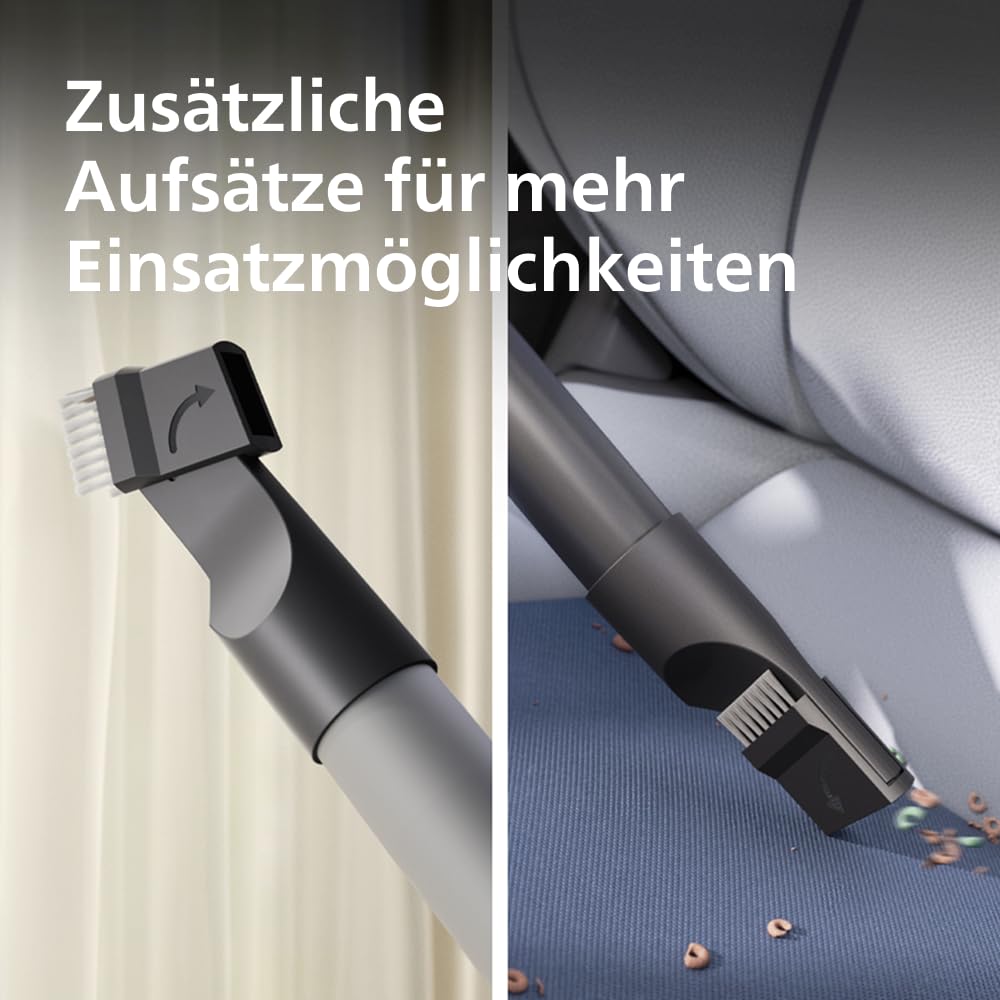 PHILIPS Series 2000 Bodenstaubsauger 800W HEPA-Filter 9m Reichweite XD2142/12