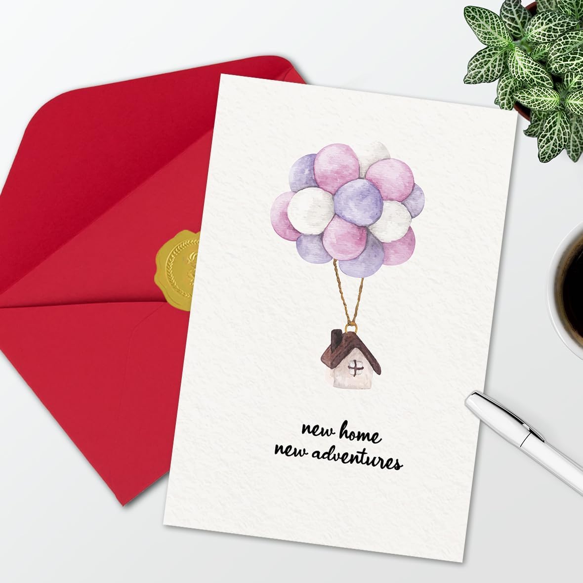 Funny New Home Card,Congratulations on Your New House Cards,First Housewarming Gifts for Women Men,New Apartment Gift Idea for Friends - Image 5