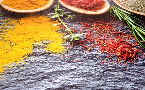 XL glazen fornuisafdekplaat, fornuisafdekking, snijplank, afdekplaat voor keramische kookplaat, design, specerijen… - Image 3