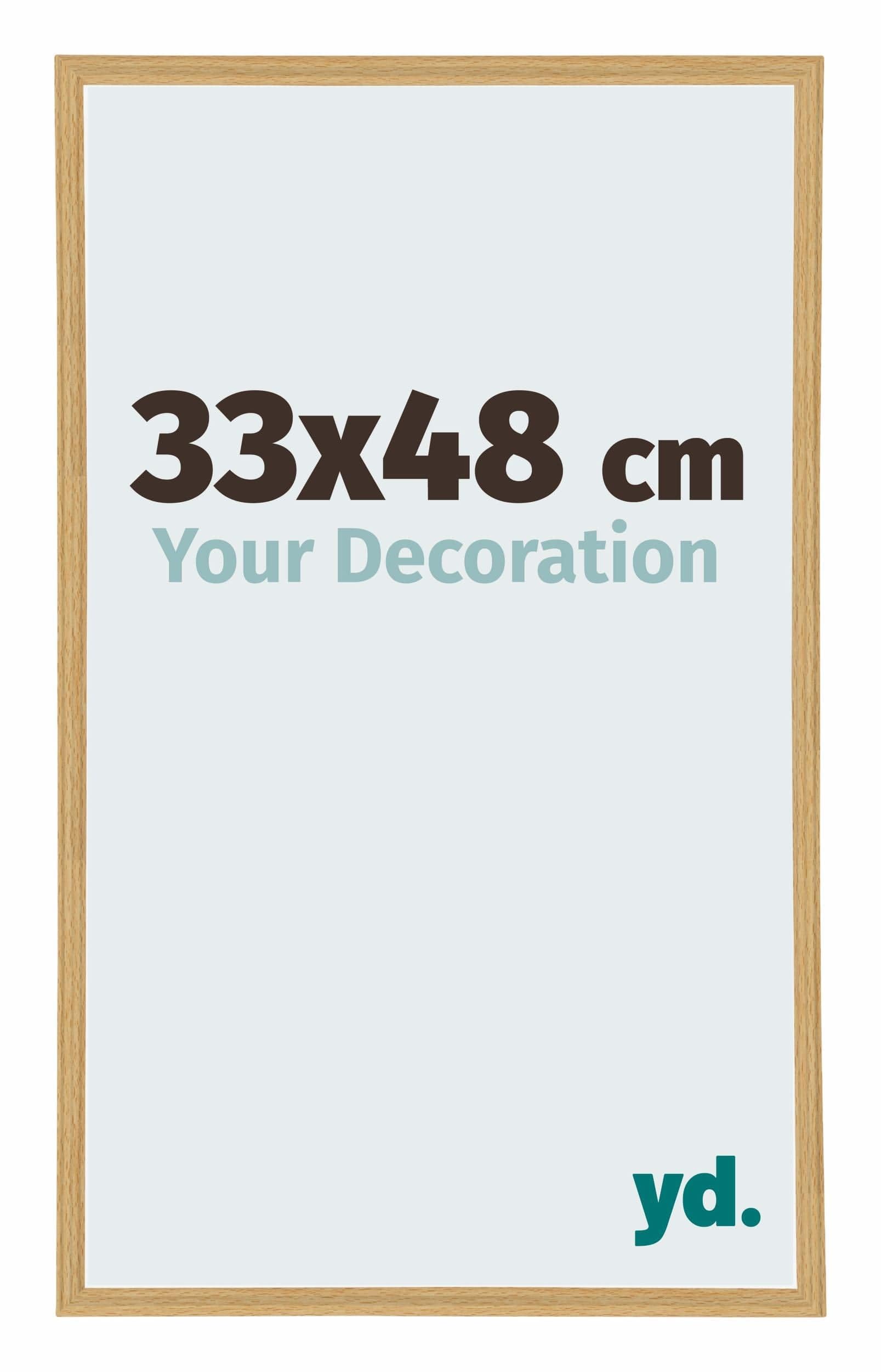 Your Decoration - Picture Frame 33x48 cm - Beech Light - Decorative Wall Frame in Plastic with Antireflection - Frame 33x48 - Annecy โ image 1