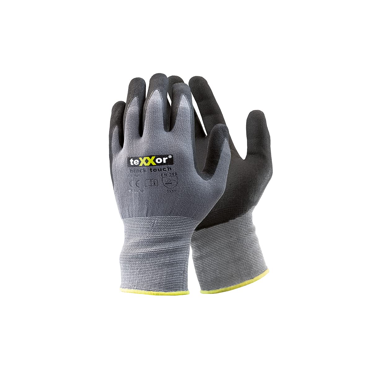 Texxor 2450 - Guantes de montaje (talla 8 M)