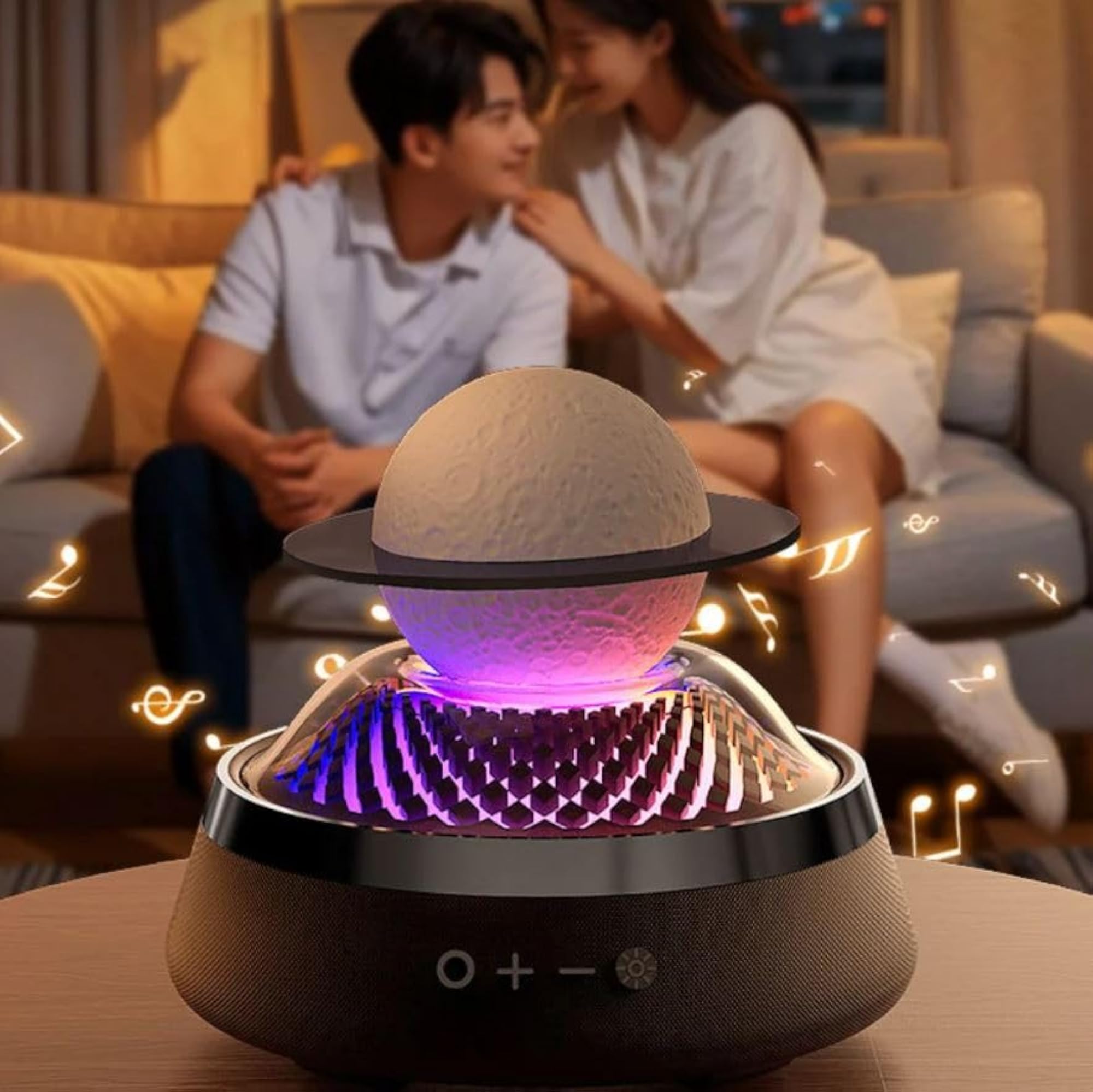 Mini Portable Music Bluetooth Speaker with Aromatherapy Light