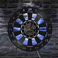 【新品・未使用品】ダーツボード 壁掛け時計 静音 オシャレ 楽天市場】ダーツ（置き時計・掛け時計｜インテリア・寝具・収納