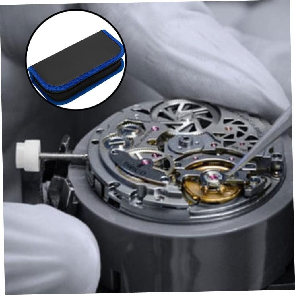 Kit de reparación de Relojes, Herramienta de relojero, Soporte de Caja Trasera de eslabones de Banda, abridor de Pasador de Barra de Resorte, Juego de 185 Piezas para Uso Industrial