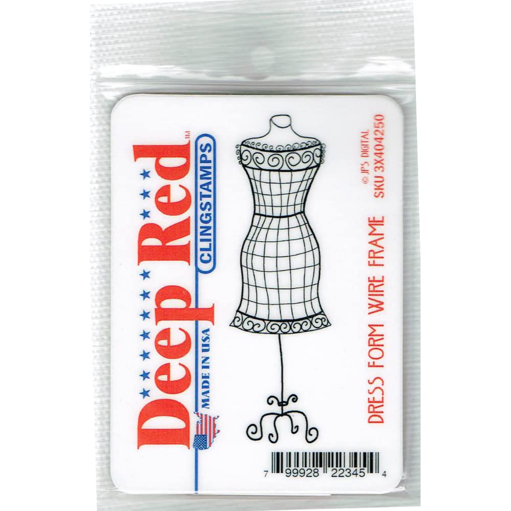 Dress form wire frame tampon scrapbooking pour vos carnets de couture