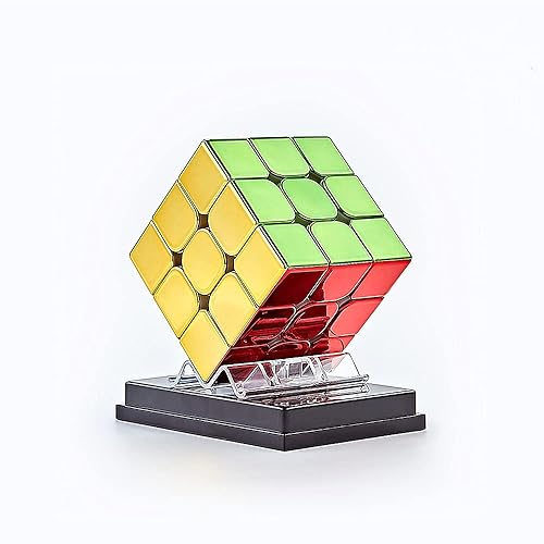 LiangCuber Cyclone Boys 3x3 Cubo de Velocidad Magnético Sin Adhesivos Espejo Reflectante Cubo Brillante 3x3x3 Puzzle (56mm/1PCS)
