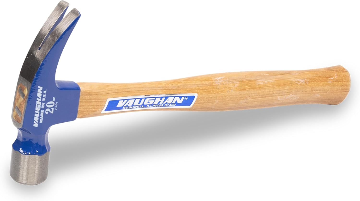 VAUGHAN Hickory Handle 999 Series Framer Hammer, 20oz Smooth Face, Made In The USA, 999, VN10500