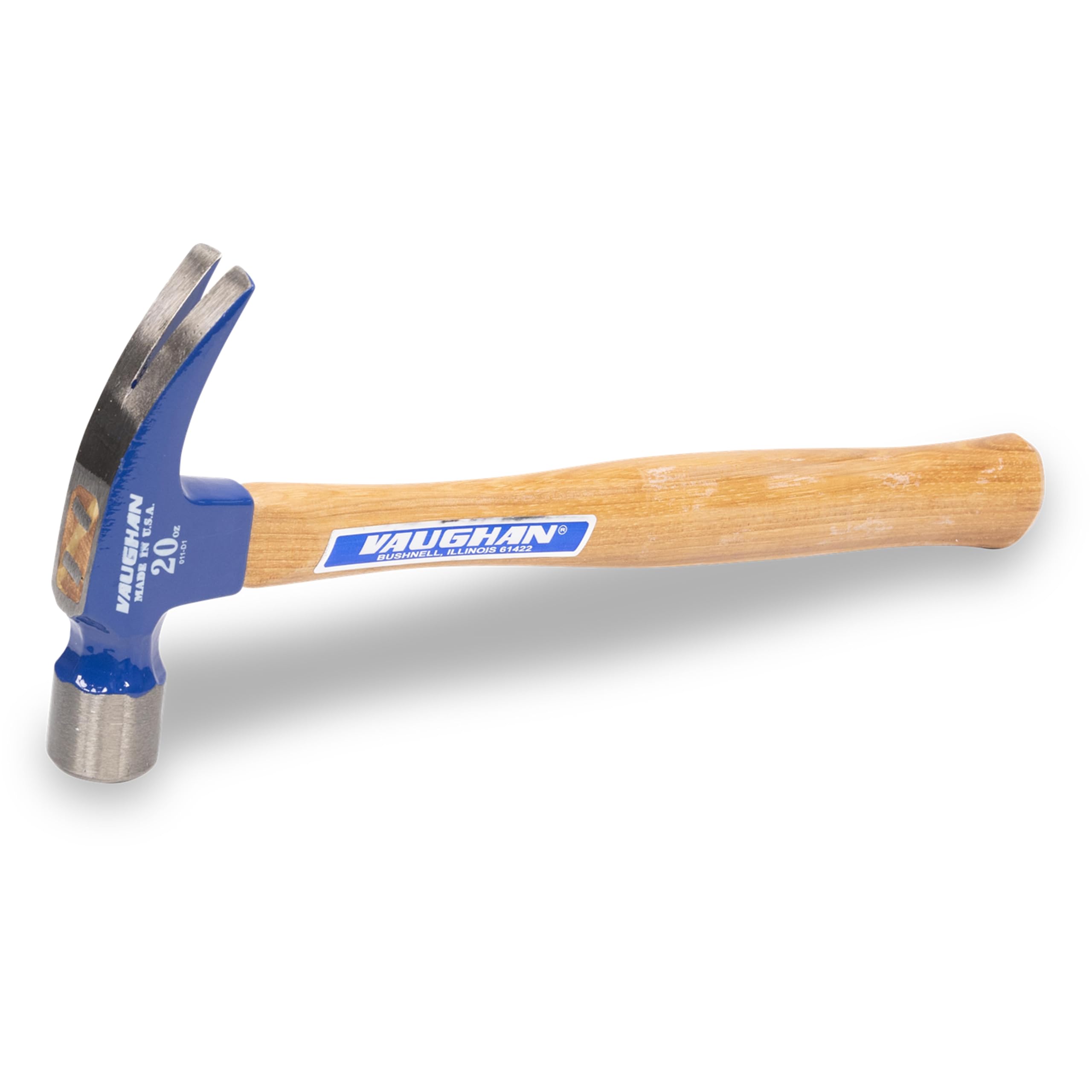 VAUGHAN Hickory Handle 999 Series Framer Hammer, 20oz Smooth Face, Made In The USA, 999L, VN10510