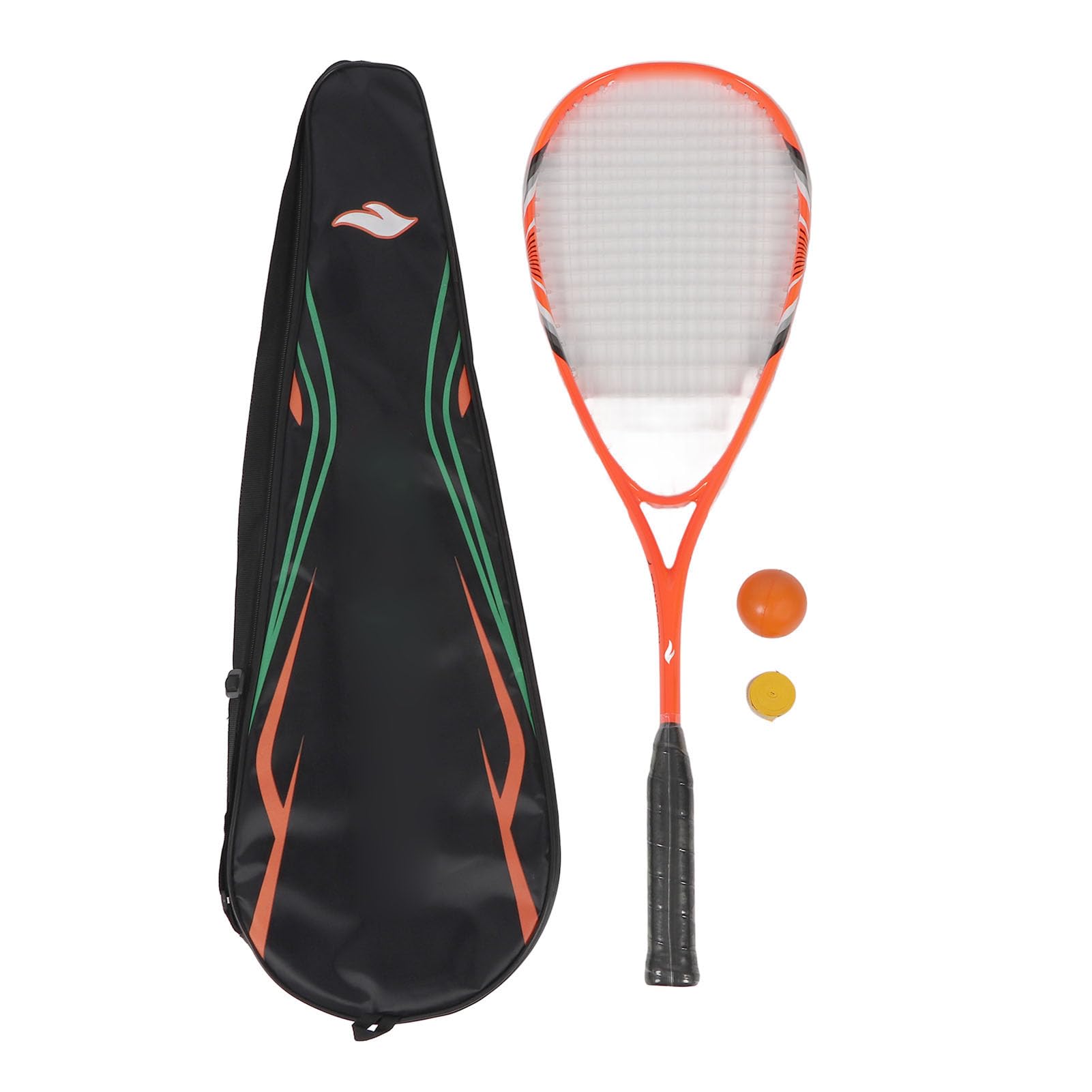 Set di racchette da squash per principianti in lega di alluminio integrata per palestra e parchi giochi