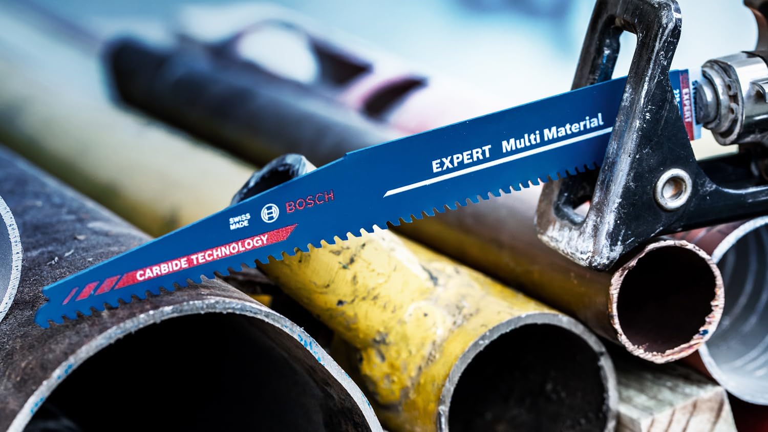 Bosch Professional 1x Hoja de sierra sable Expert `Multi Material` S 1156 XHM (para Hierro fundido, Longitud 225 mm, accesorios Sierra sable)