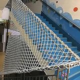 Uso de la red decorativa de seguridad infantil: esta red protectora está diseñada para balcones y escaleras para proteger la seguridad de su bebé. También se puede utilizar como red para gatos para proteger a las mascotas pequeñas de las caídas.