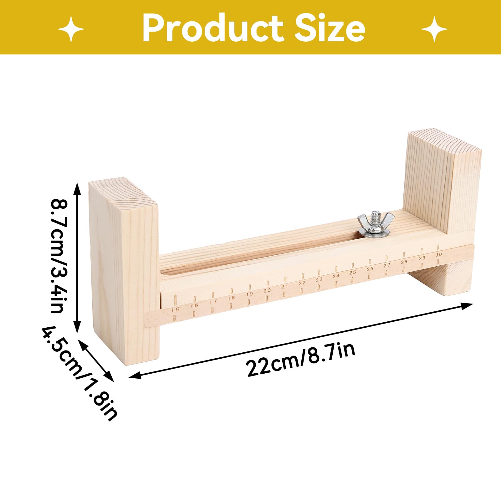 Fabbricante di braccialetti regolabile, Paracord Jig Bracelet Maker U Forma di legno Bracciale Jig Kit fai da te braccialetto maglia Jig
