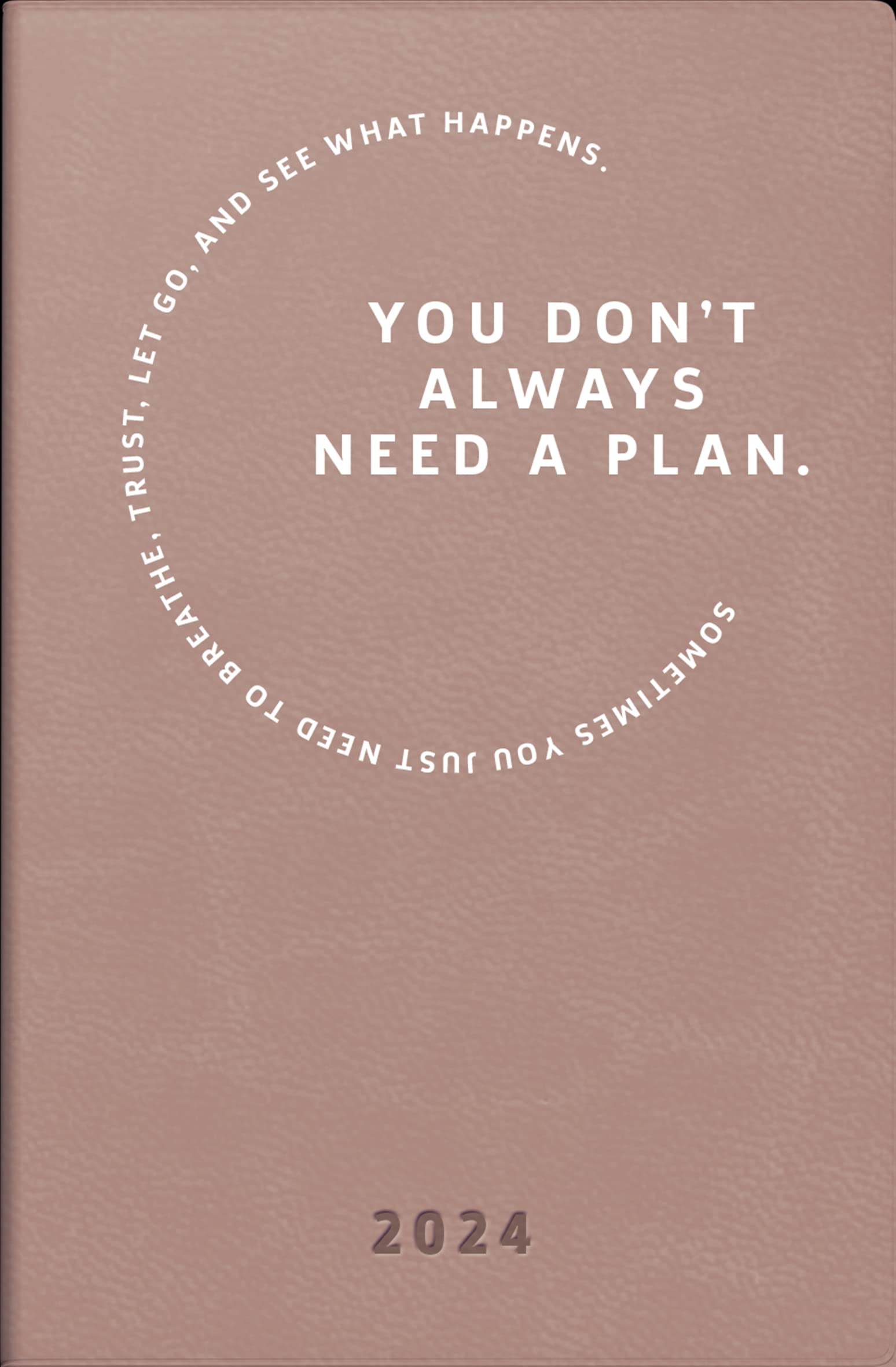 rido/idé Weekly calendar "Motivation" model partner/industry I 2024 2 pages = 1 week sheet size 7.2 x 11.2 cm antique pink