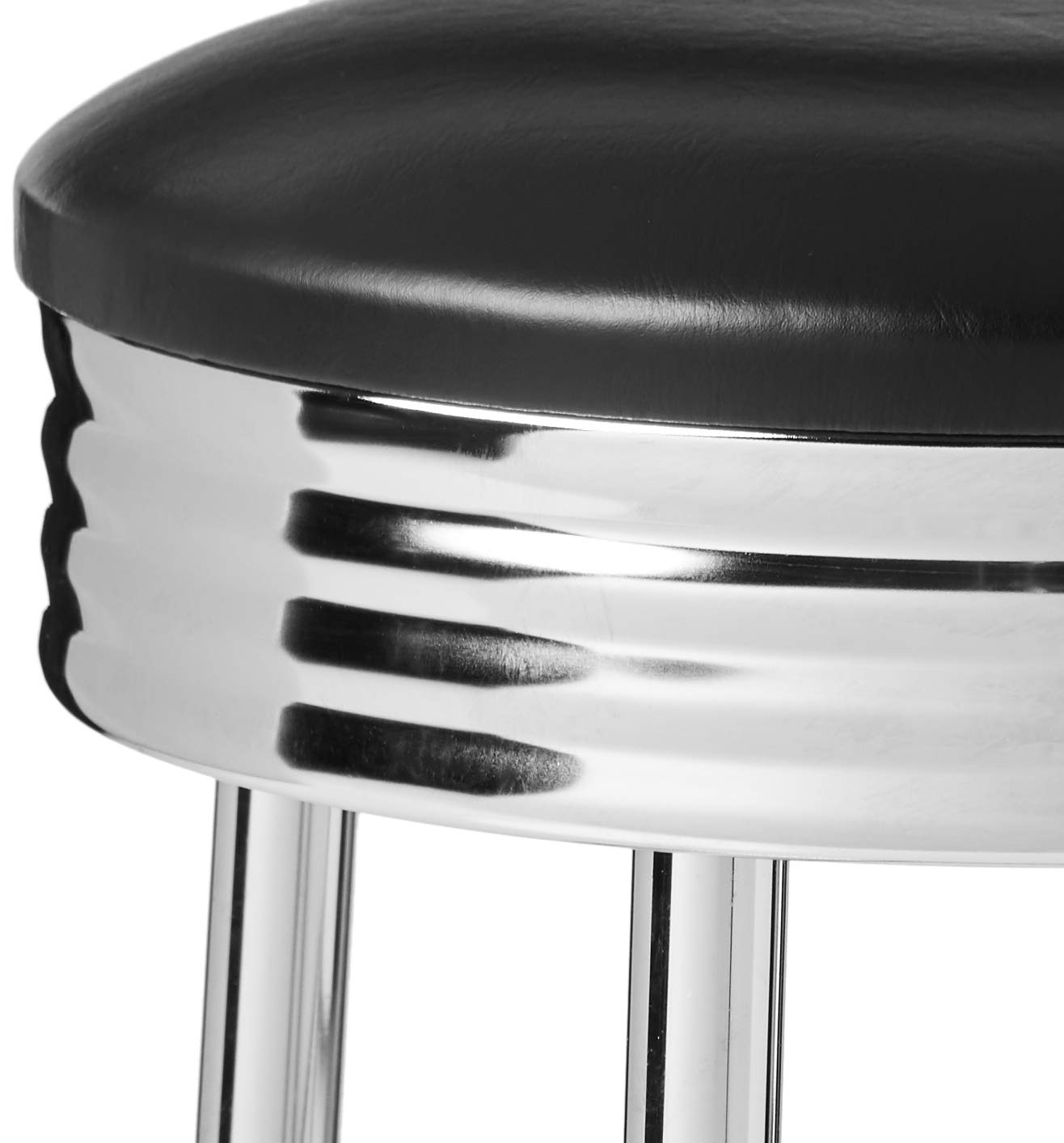 Amazon｜Crown Mark レトロバースツール、バーの高さ、ブラックと