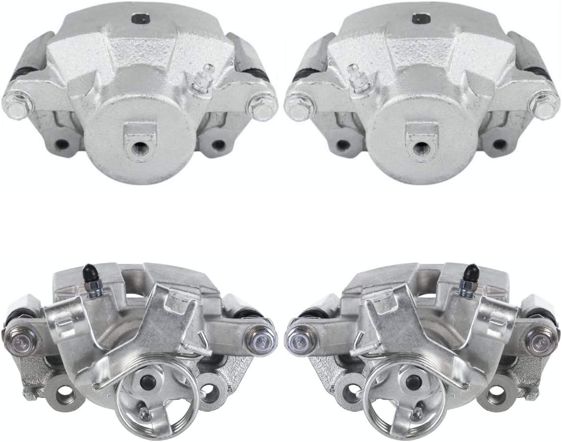 AutoShack Front & Rear Brake Calipers Replacement for 2004-2012 Chevrolet Malibu 2005-2010 Pontiac G6 2007-2009 Saturn Aura 4-PC Set