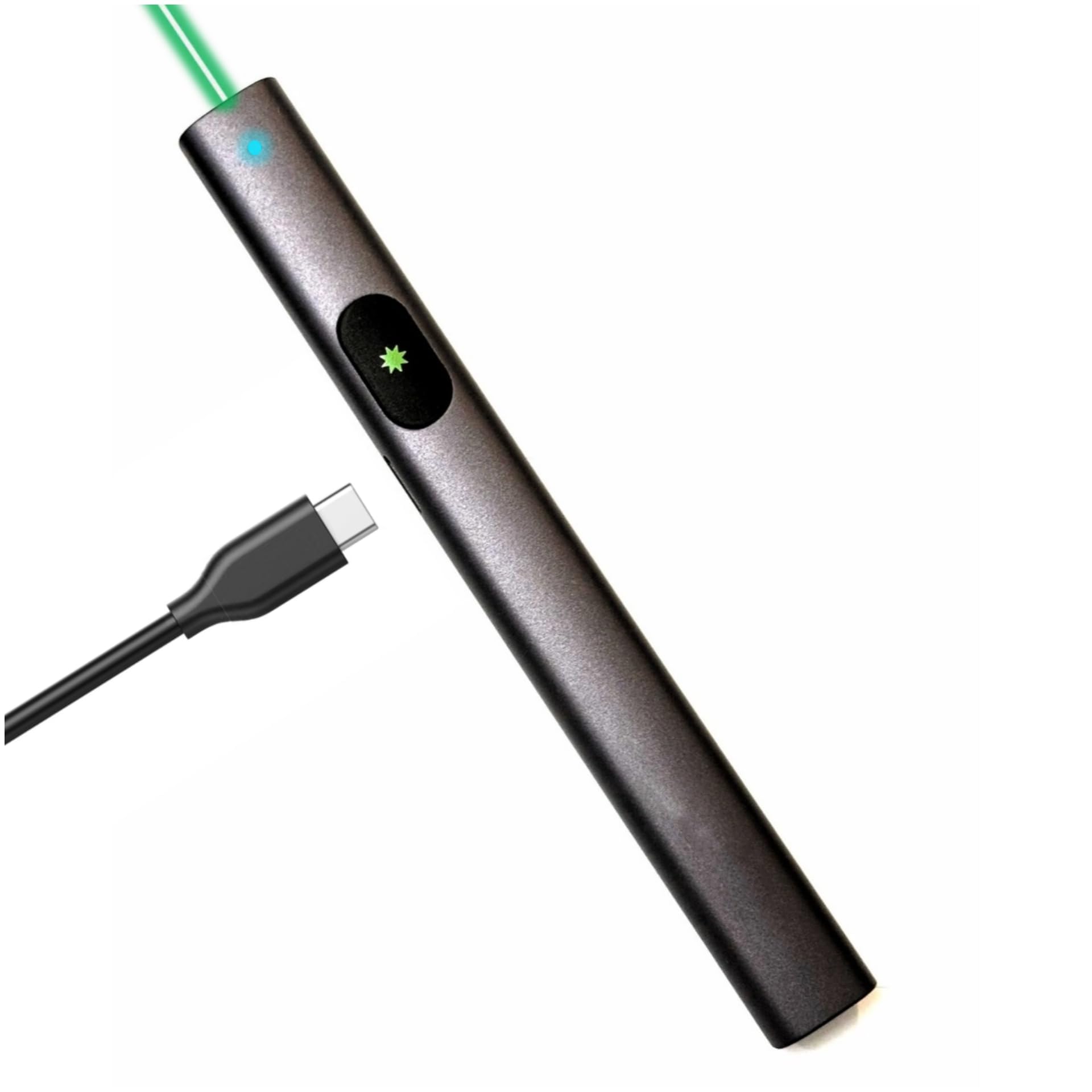 Amazon.co.jp: 充電式 緑 レーザーポインター 8倍明るい高輝度