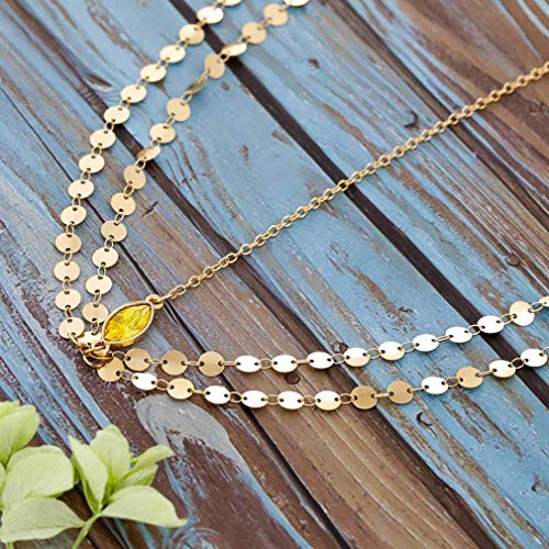 Yean Gouden Hoofdketting, boheemse haarjuwelen, hoofdband, voor festivals, accessoires voor vrouwen en meisjes (Goud) - Image 4