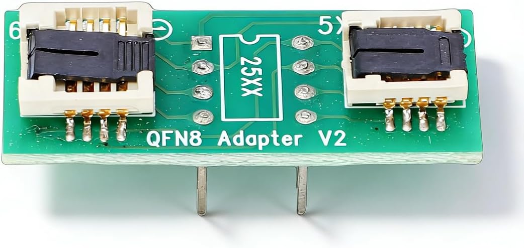 DFN8 QFN8 to DIP8 Socket Adapter, Efficient IC Programming Adapter for 6x5mm 8x6mm MLF8 MLP8 WSON8 Chips