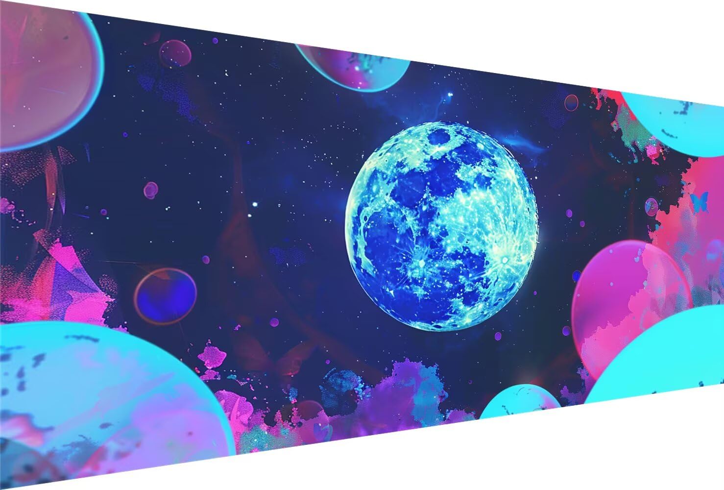 Diamond Painting Universum Diamond Painting Erwachsene Landschaft Bastelset Kinder ab 6 Jahre Mosaikherstellung Kreatives Geschenke für Mädchen Anfänger, Kreuzstich Craft Zimmer Deko 70x140cm Y5-967